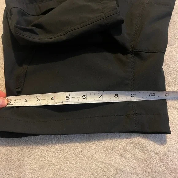 Eddie Bauer Women's Black Drawstring Waist Athletic Shorts Size 2 Polyester - Picture 9 of 10